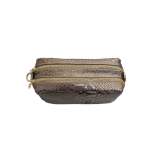 Bolso de piel efecto serpiente