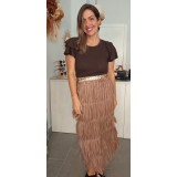 Falda flecos