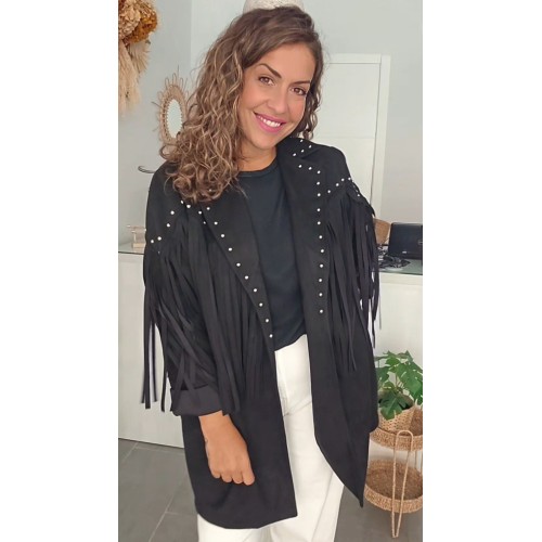 Chaqueta flecos