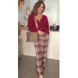 Pantalón cuadros